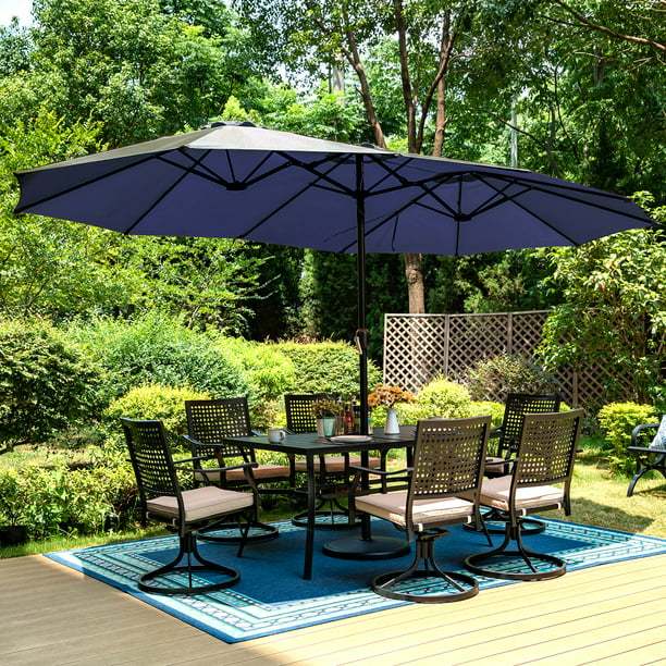 15-Foot Double-Sided Patio Umbrella with Base – Home Haven Décor Store 15-Foot Double-Sided Patio Umbrella with Base – Home Haven Décor Store