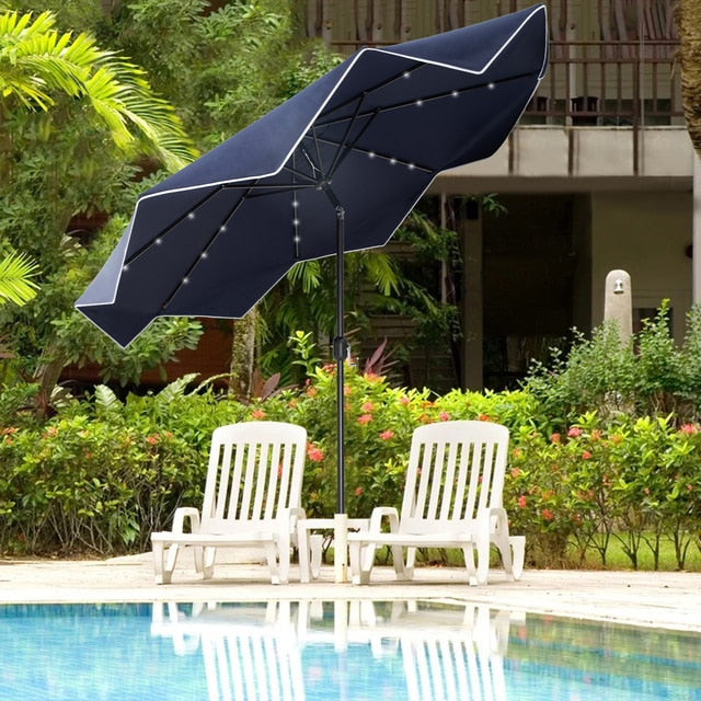 illuminated patio umbrellas LED Patio Umbrella – Home Haven Décor Store