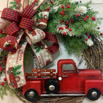 New Red Truck Christmas Wreath