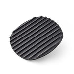 Black Cast Iron Grill Press on a white background.