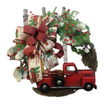 New Red Truck Christmas Wreath