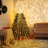 Outdoor Star Christmas Tree Light with Strings