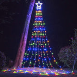 Outdoor Star Christmas Tree Light with Strings