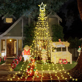 Outdoor Star Christmas Tree Light with Strings