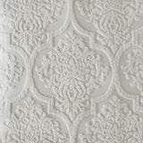 Close-up of cotton duvet cover.