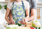 Floral Apron with Wide Front Pocket
