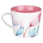 Pink Petal Floral Ceramic Coffee Mug