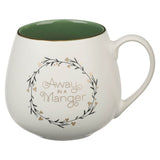 Christmas Wreath Ceramic Mug Set