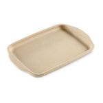 Medium Rectangular Stoneware Bar Pan on a white background.