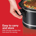 Hamilton Beach 8-Quart, Black, Slow Cooker 