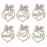 Wooden Christmas Tree Ornaments