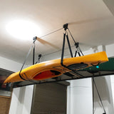Bicycle & Kayak Ceiling Mount with Hanging Pulley System