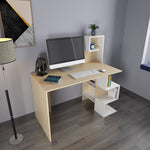 47'' Computer Desk With Bookshelf