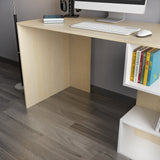 47'' Computer Desk With Bookshelf