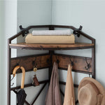 Vintage Corner Coat Rack