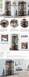 Vintage Corner Coat Rack