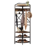 Vintage Corner Coat Rack