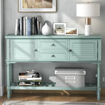 Cabinet Table with Storage Drawers