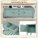 Cabinet Table with Storage Drawers