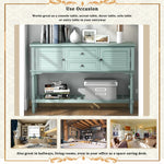 Cabinet Table with Storage Drawers