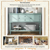 Cabinet Table with Storage Drawers