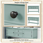 Cabinet Table with Storage Drawers