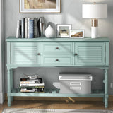 Cabinet Table with Storage Drawers