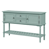 Cabinet Table with Storage Drawers