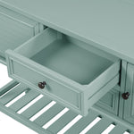 Cabinet Table with Storage Drawers