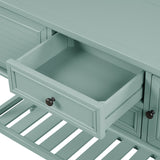 Cabinet Table with Storage Drawers