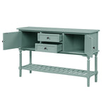 Cabinet Table with Storage Drawers