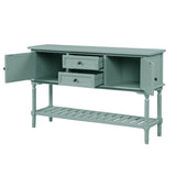 Cabinet Table with Storage Drawers
